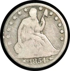 1854-O Seated Liberty Half Dollar VG