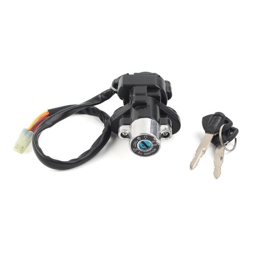 Ignition Switch Lock Key Set 4 Wire For SUZUKI GZ125 GZ250 GSF600 GSF650 GSF1200 - Picture 2 of 10