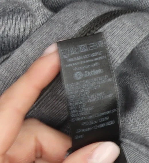 Cárdigan gris con cremallera para mujer Marks and Spencer talla 12 Foto 3 de 4