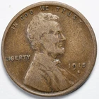 1915-S Lincoln Wheat Penny San Francisco Mint Fine (F)