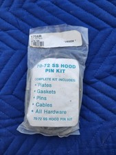 68-72 Chevelle El Camino Monte Carlo Cowl Induction Ss Hood Pin Cable Kit 68-72 Chevelle El Camino Monte Carlo Cowl Induction Ss Hood Pin Cable Kit