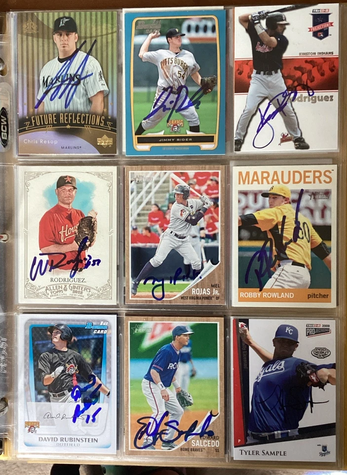 PITTSBURGH PIRATES AUTOGRAHED SIGNED BASEBALL CARDS P TO Z - Image 2 of 4