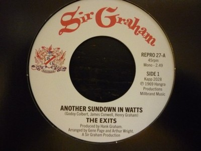 exits  another sundown in watts  kent repro 28 uk  soul 45