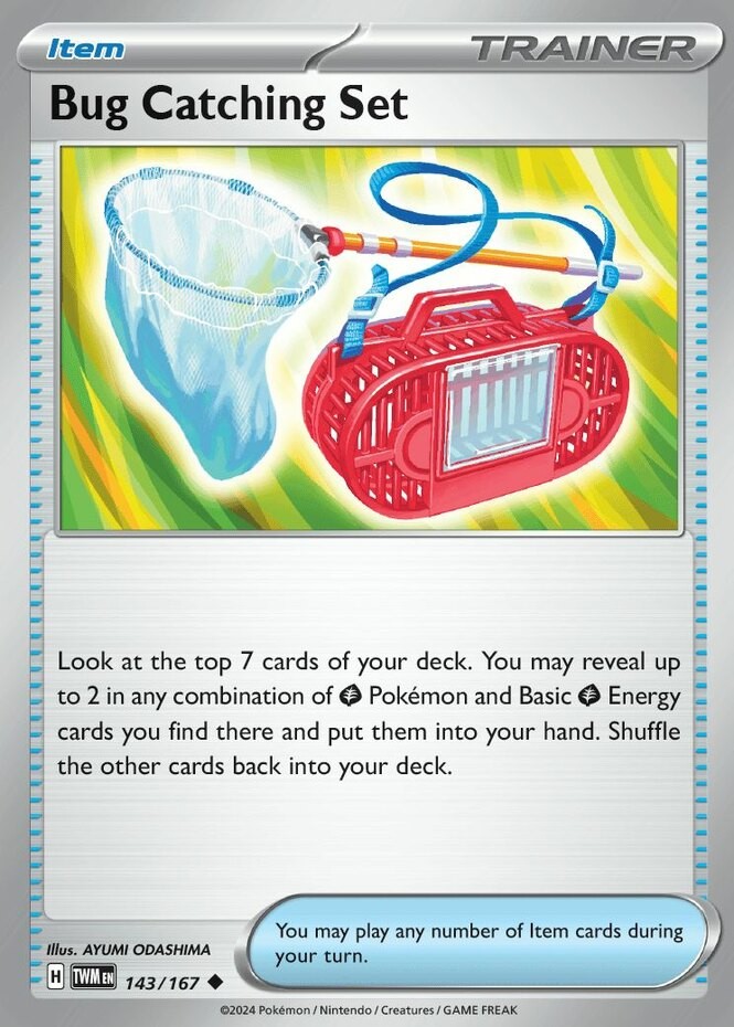 Bug Catching Set - 143/167 - Uncommon - Reverse Holo - Near Mint