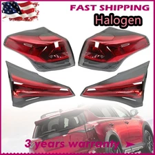 For 2016-2018 Toyota RAV4 Left Right Outer Inner Set of 4PCS Tail Lights Halogen