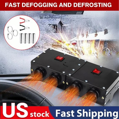 #ad #ad 1000W Portable Electric Car Heater 12VDC Heating Fan Defogger Defroster Demister $33.98