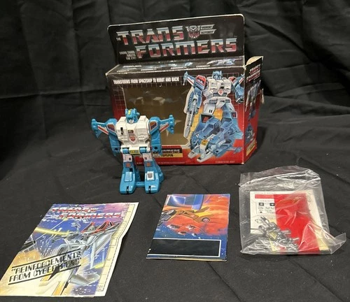 Transformers Jumpstarter Topspin Complete w/ Box 1984 Vintage Toys R Us Hasbro