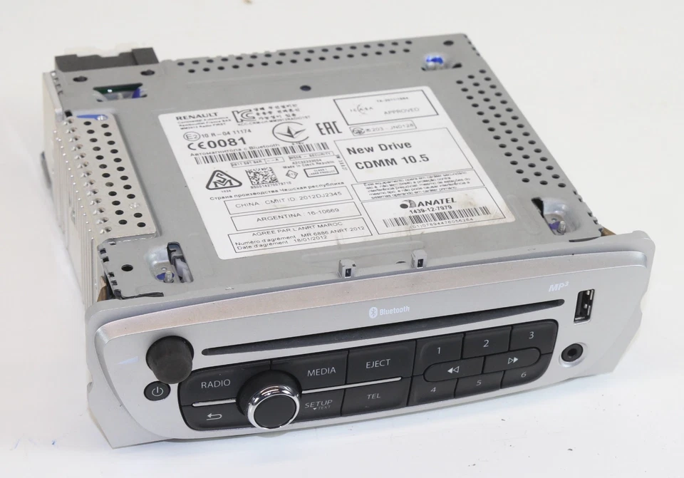 CD MP3 Radio Renault Megane III 3 Autoradio Bluetooth inkl. Code 281159184R - Bild 2 von 4