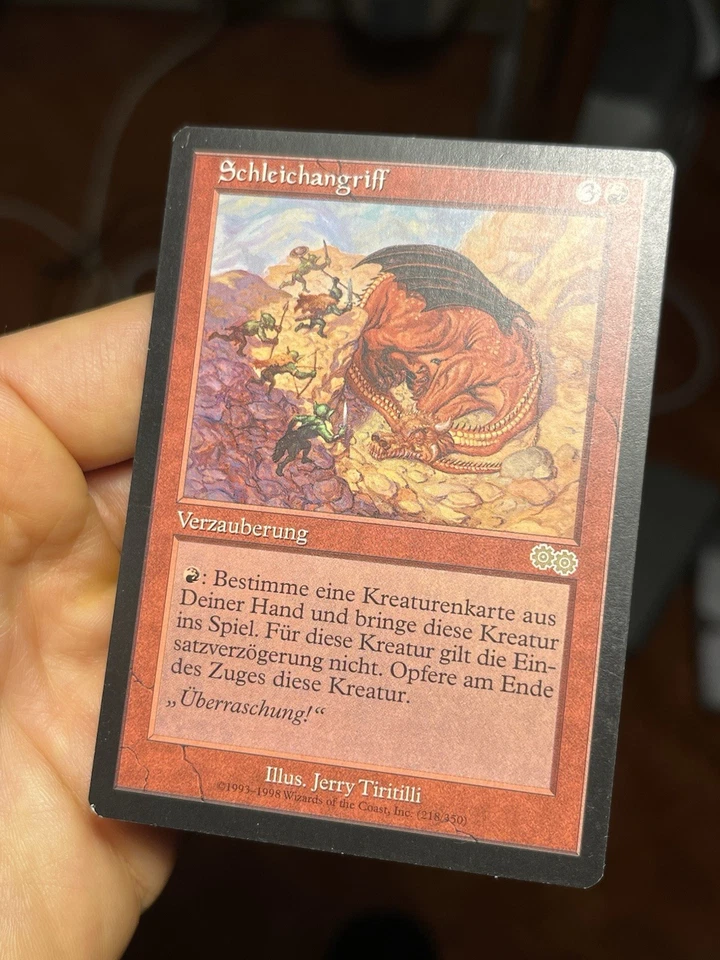 GERMAN FBB Sneak Attack • Urza's Saga • Mtg (1656) - Image 4 of 4