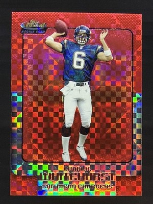 Charlie Whitehurst 6/250 Xfractor Jersey Number Match 2006 Topps Finest