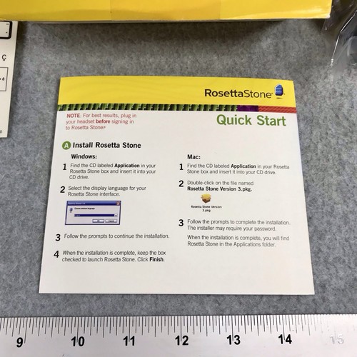Rosetta Stone Espanol Spanish Latin America With Headset Level 1 Version 3 - Picture 6 of 21