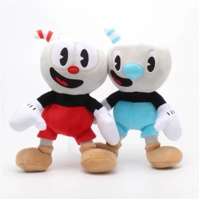 Cuphead Plush Plüsch 2 Stück Kuscheltier 25 cm - Geschenk Gaming Sammler