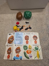 Hasbro 1960s Vintage Mr. Potato Head and Friends Lot, Instructions, Lots Extras