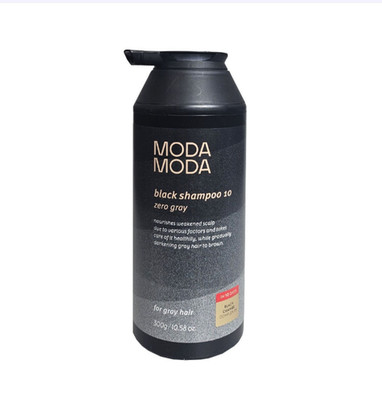 Moda Moda Black Shampoo 10 Zero Gray 300g Hair Loss Care Korea Scalp Cleanse