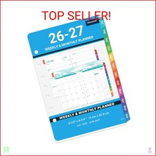 2026-2027 Planner Refills, 5-1/2" x 8-1/2", JULY 2026 - JUNE 2027