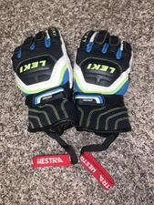 Leki World Cup Race Coach Flex Gortex Cyan Gloves