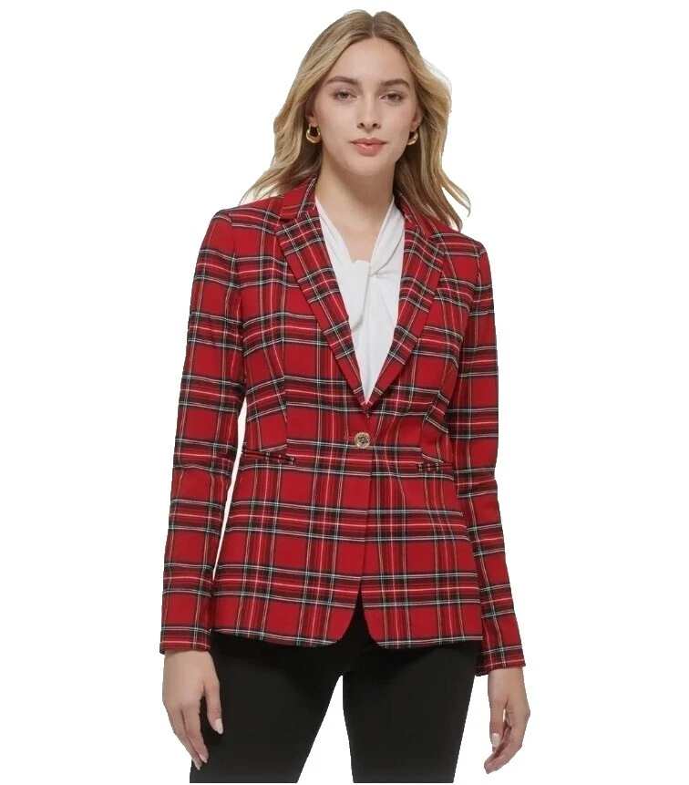 Abrigos de cuadros Tommy Hilfiger, chaquetas y chalecos para Mujeres