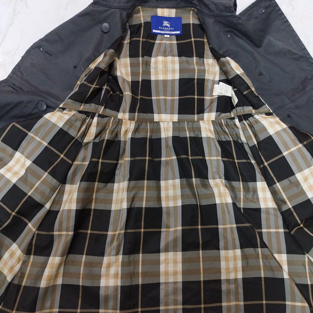 Burberry London Blue Label coat in good condition, Nova check, black, size 36 Burberry London Blue Label coat in good condition, Nova check, black, size 36