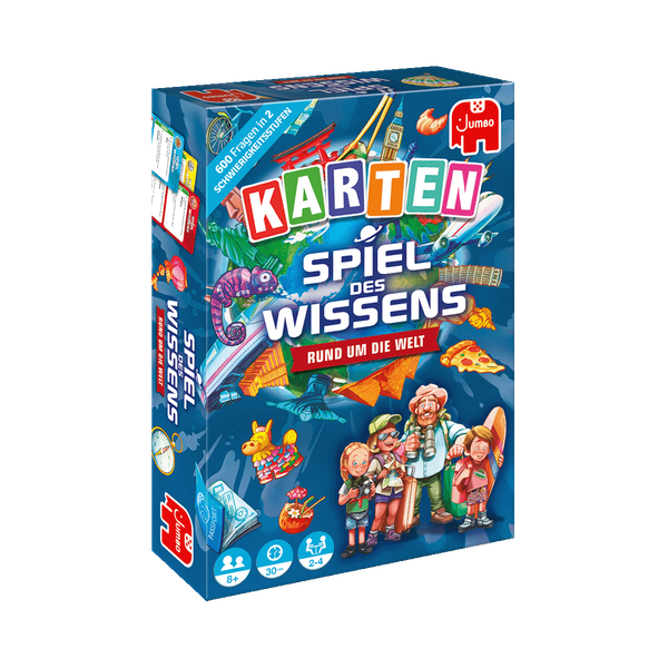 Jumbo Spiele 1110100247 Spiel Des Wissens – Rund Um Die Welt, Kartenspiel-image