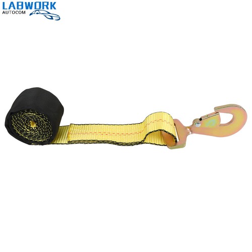 2" x 96" Ratchet Car Straps 10000lbs Break Strength Car Tie Down Straps W/ Hooks - Picture 3 of 18