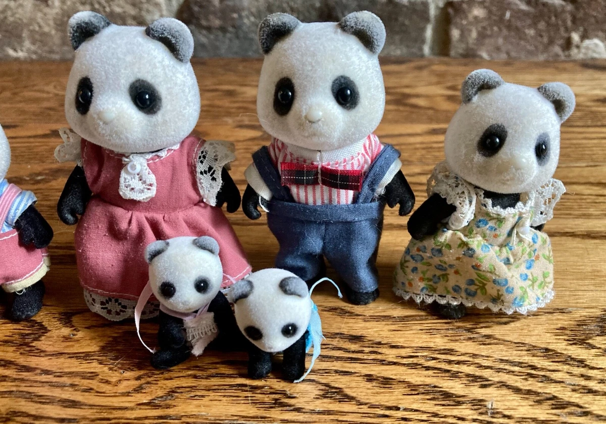 Family Critter Sylvania | Calico Family Panda eBay