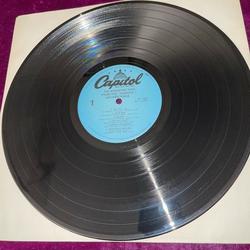 RARE 1959/77 THE KINGSTON TRIO FROM THE HUNGRY I VG++ MONO CAPITOL M-11968 FOLK - Picture 5 of 8