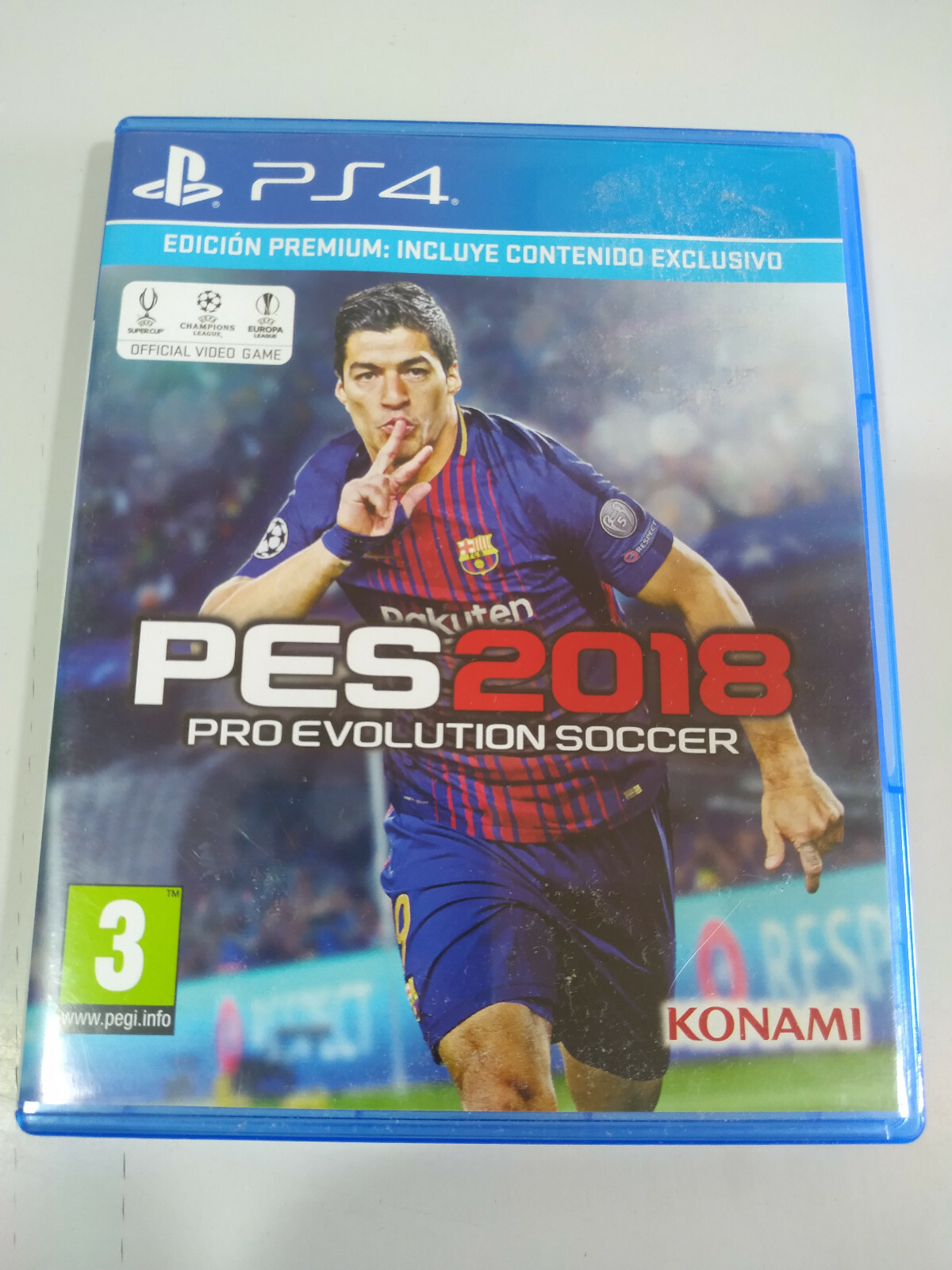 PES 2018 Pro Evolution Soccer Konami - Juego PS4 Edición España PAL 3T