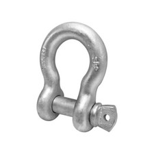 Drop Forged 24000 Lbs D Ring 1-1/4" Screw Pin Anchor Shackle Galvanized Steel