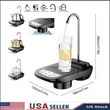 5-Gallon USB Electric Automatic Water Bottle Jug Dispenser Universal Switch Pump