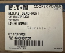 12KV ARRESTER ELBOW 15KV CLASS 8.3/14.4KV INTERFACE MATL. No. 3238018C12M