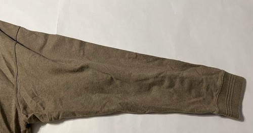 Roundtree Yorke Men’s 4xl Quarter Zip With Zip Pocket Soild Tan Color Pullover - Picture 14 of 15