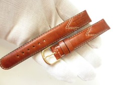 Vintage Leather Men's watch strap 16 mm New