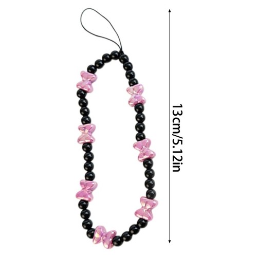 Beaded Mobile Phones Lanyard Wrist Decorations Phones Chain for Stylish Ladies - 第 8/8 張圖片