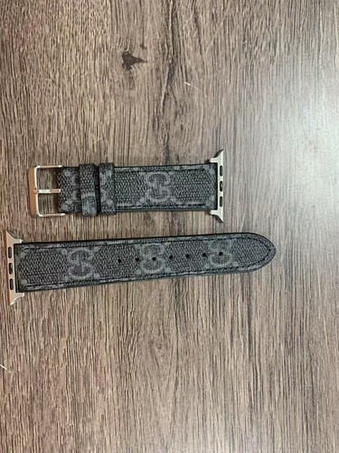 Correa de reloj de cuero de lujo para Apple Watch Series 9/8/7/6/5/4 SE 42 44 45 mm - Imagen 25 de 63