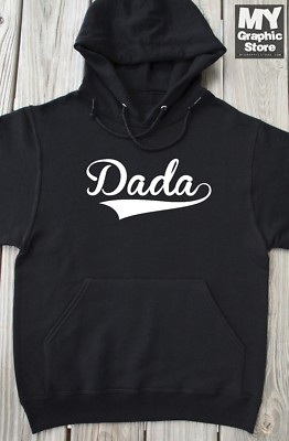 Dada Hoodie Fathers Day Birthday Christmas Gift Baseball Dad Daddy Sweatshirts