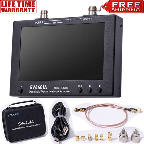 SV4401A Analizzatore VNA 50 KHz-4,4 GHz Analizzatore di rete vettoriale 100 DB dinamico nuovo - Foto 1 di 6