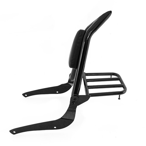 For Suzuki Boulevard C50 2005-11 VL800 01-11 Backrest Sissy Bar Luggage Rack Set - Picture 8 of 13