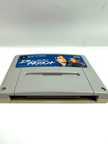 SNES Aerobiz Air Management Ōzora ni Kakeru Super Famicom SFC JAPAN TEST WORKING - Picture 3 of 6