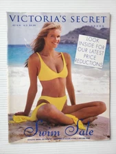 1995 Victoria's Secret SWIM Sale Catalog ELLE M Yasmeen Ghauri Ingrid Seynhaeve