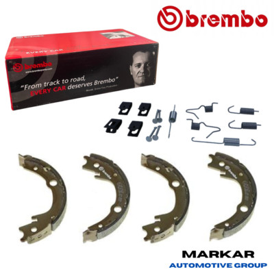 BREMBO Bremsbacken + Federn für AVENSIS COROLLA E12 PRIUS YARIS P1 T25 T23 L + R
