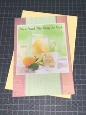 Hallmark Friend Birthday Card: Lemonade You Mean So Much Smile Heart Happiness