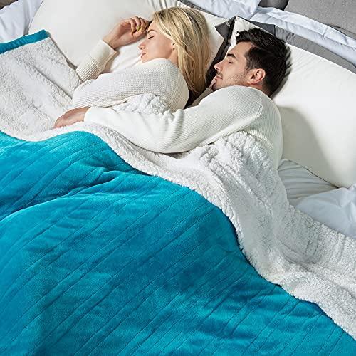 New] WOOMER Full Size 77u0026#034;x 84u0026#034; Electric Heated Throw Blanket,  Reversible | eBay