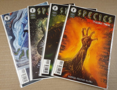SPEZIES: MENSCHLICHE RASSE #s 1-4 SET (Dark Horse Comics, 1996) Neuwertig