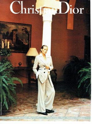 Advertising 0817 1994 Dior Haute Couture with Estelle Hallyday