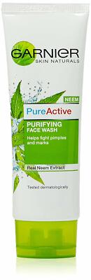 Garnier Skin Naturals Pure Active Neem Face Wash 100gm.
