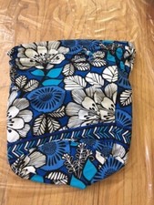 NWOT Vera Bradley Ditty Bag Drawstring With Plastic Liner Floral Print Swimsuit
