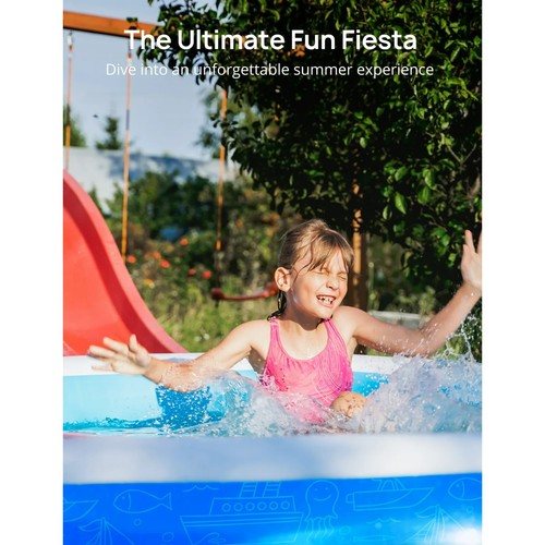 Piscinas 120'' x 72'' x 20'' | Piscina Inflable Resistente 312 Galones - Imagen 3 de 8