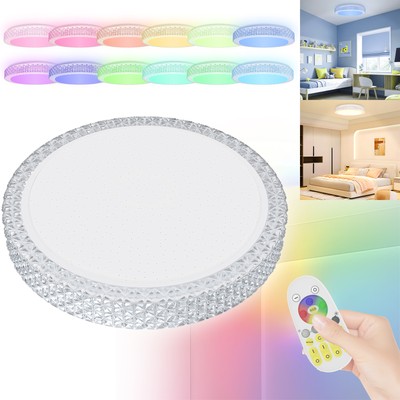LED Deckenlampe Deckenleuchte 48W 60W RGB lampe Schlafzimmer Wohnzimmer IP44 Neu