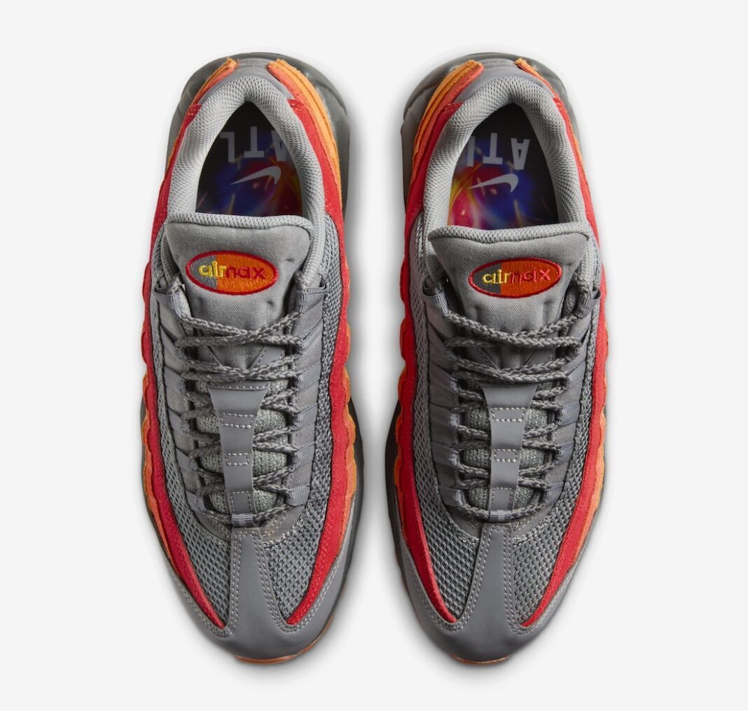 Nike Air Max 95 ATL ATLANTA Grey Orange Red FZ4125-060