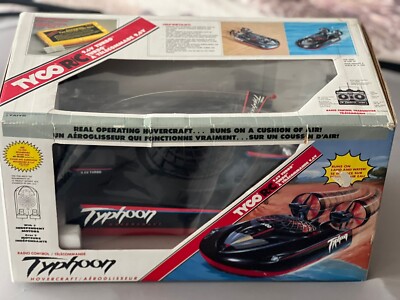 TAYIO TYCO 1989 Remote Control 9.6V Turbo Typhoon Hovercraft BRAND